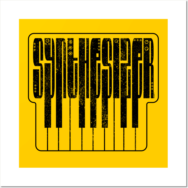 Synthesizer Wall Art by Mewzeek_T